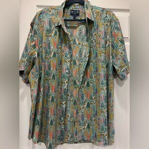 Charleston Threads size XXL 2XL surfboard (beach) button down shirt